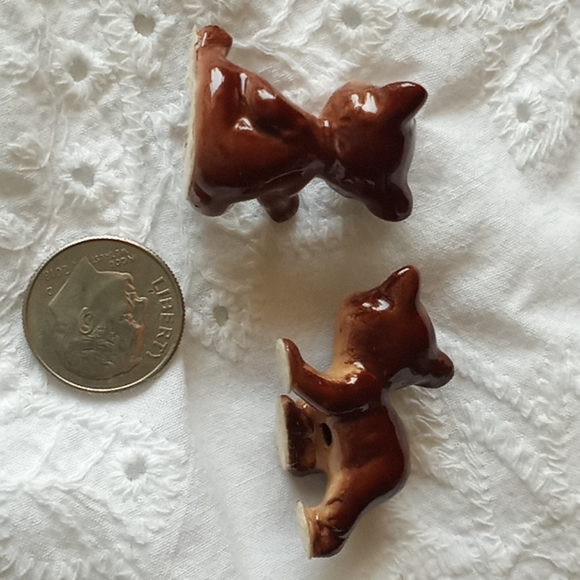 Vintage Hagen Renaker tiny porcelain bear cubs - Picture 3 of 6